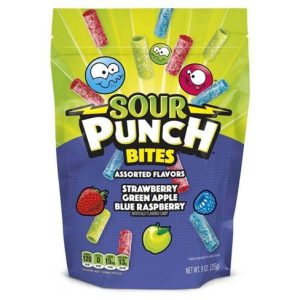 blue sour punch straws