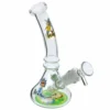 8″ RICK AND MORTY BENT NECK ASSORTED GRAPHIC BEAKER BONG